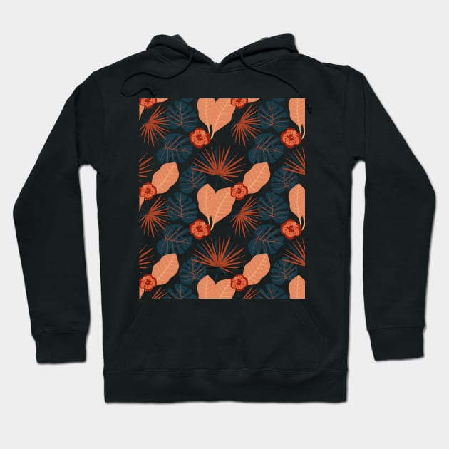 Autumn Tropical Hoodie by SpilloDesign